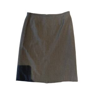 Calvin Klein - Size 6 - Gray Lined Pencil Skirt